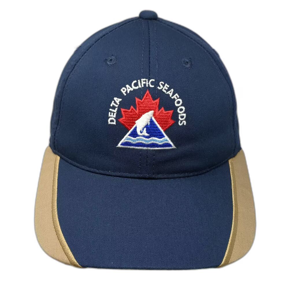 AJM International Delta Pacific Seafoods Baseball Cap Blue OS Embroidered Hat